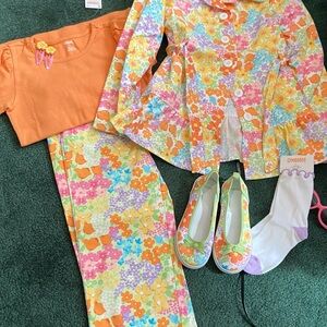 Colorful Floral Kids match set Gymboree